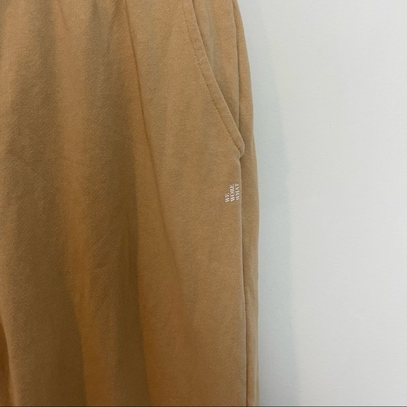 WEWOREWHAT- Sweatpant High-Waist Terry Tan Cotton Jogger Athleisure - Picture 4 of 9